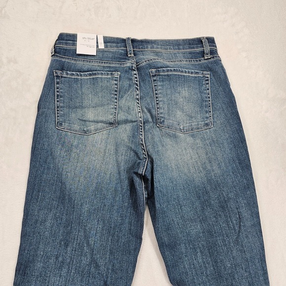 STS Blue Jean Womens 29 Blue Christy Tapered Crop High Rise Distressed EC3118JA1 - Picture 13 of 16